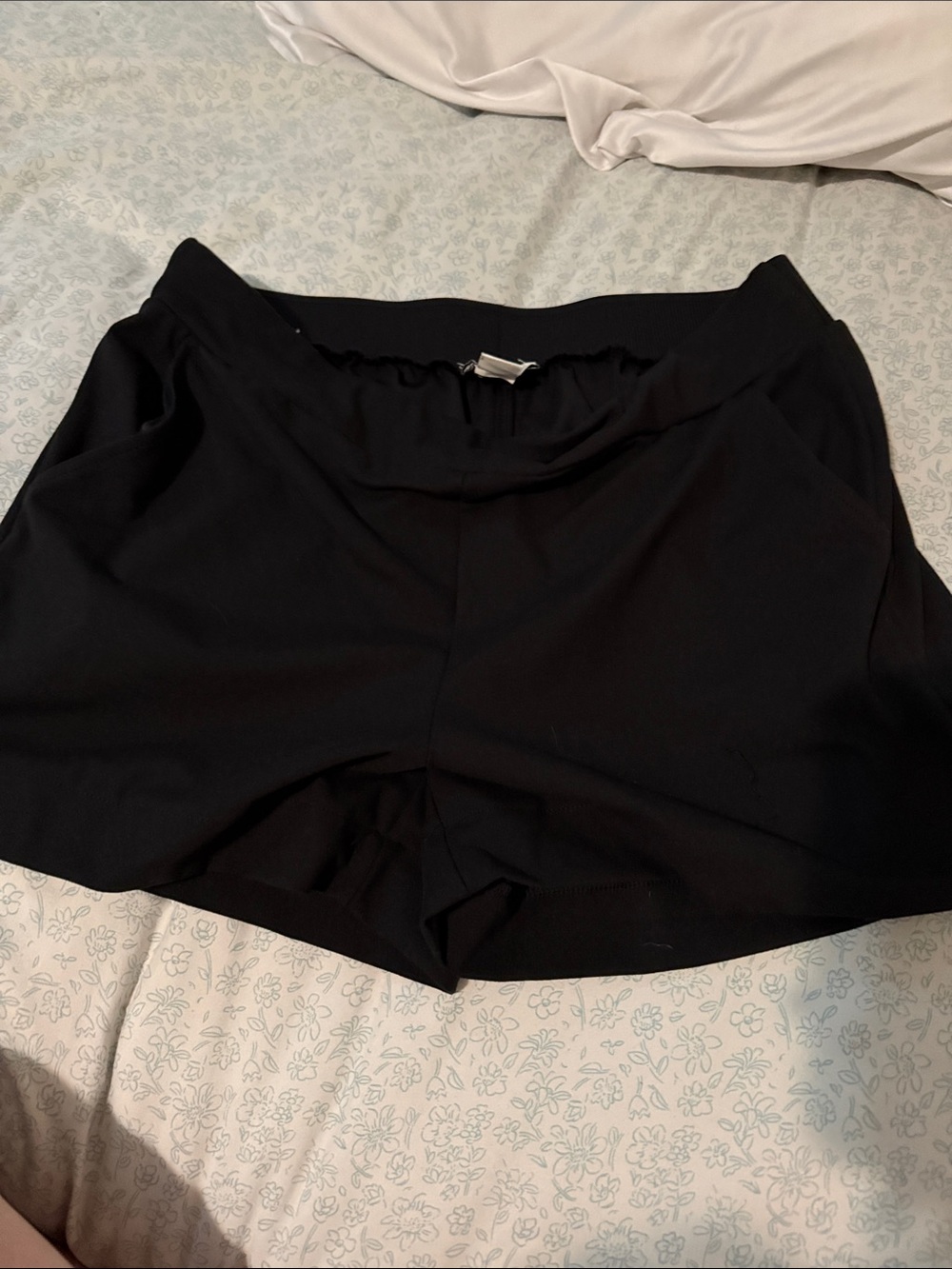 Rachel Zoe Black Athletic Shorts with Stretch Waistband